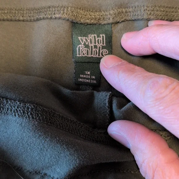 Army green joggers - Picture 3 of 5